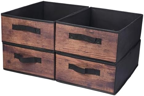 Caja de almacenamiento plegable, cubo de almacenamiento Kallax in...