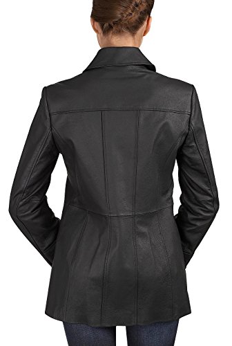 BGSD Women Megan Lambskin Leather Car Coat (Also available in Plus Size & Petite)4
