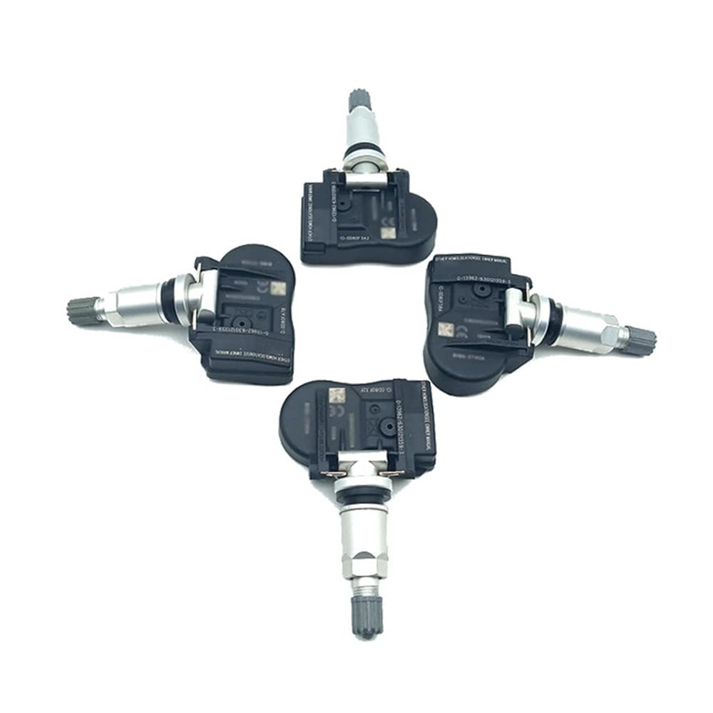 TPMS Czujniki ciśnienia w oponach 4 szt. Czujnik ciśnienia w oponach samochodowych TPMS, do Mitsubishi Outlander Mirage Lancer I-Miev 4 szt. Czujnik ciśnienia w oponach 4250B975