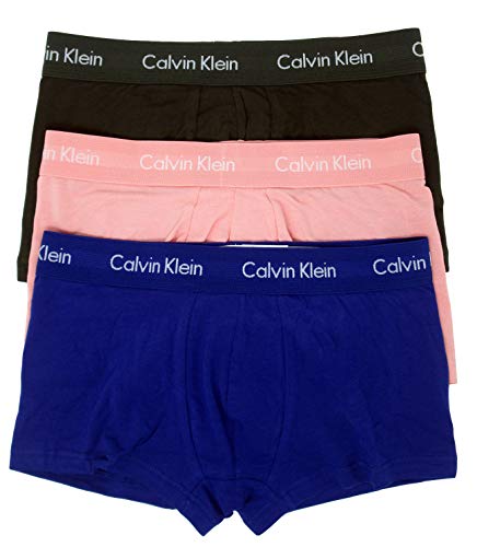 Image of Calvin Klein Cotton Stretch 3 Pack Low Rise Trunks