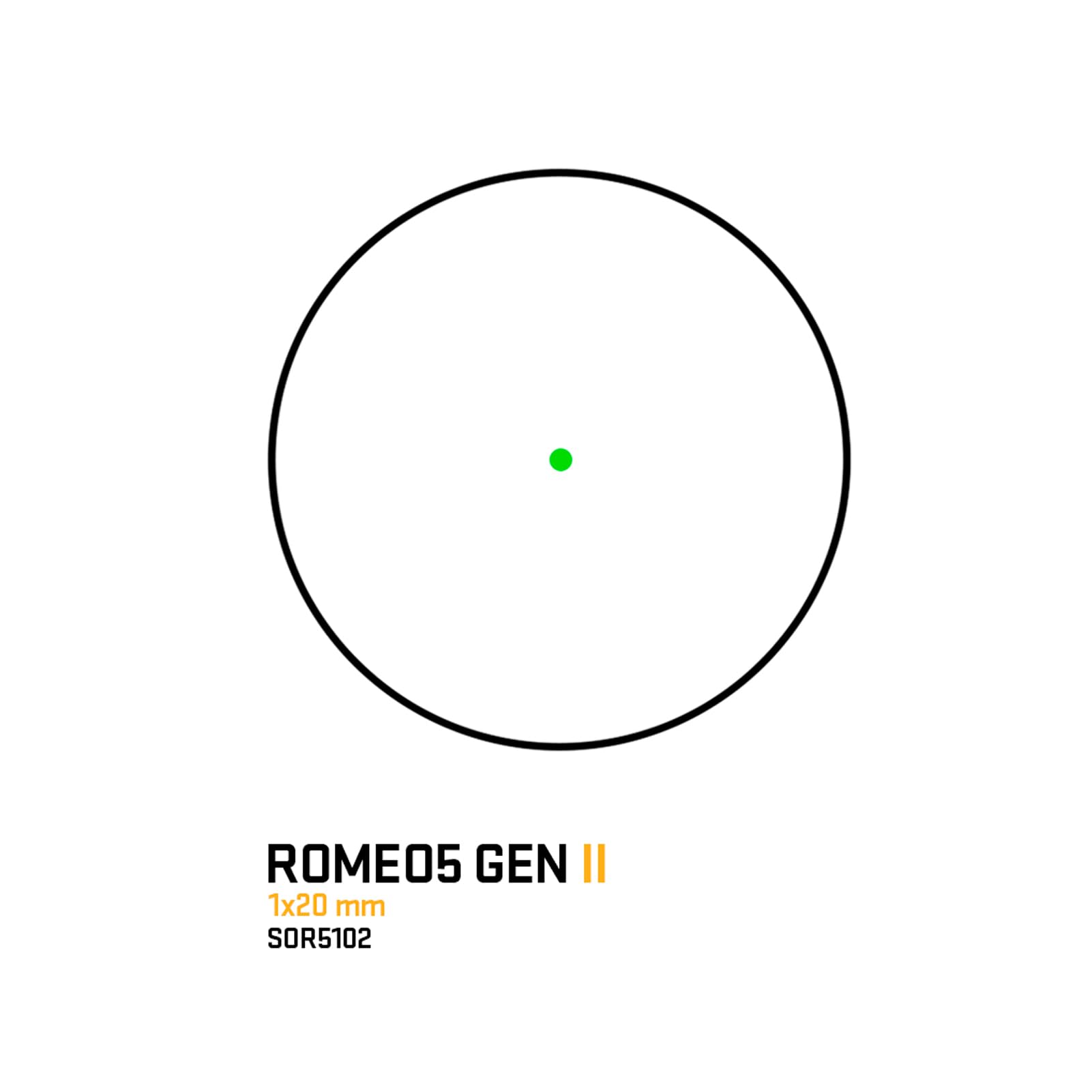 SIG SAUER ROMEO5 GEN II 1x20mm Compact Durable IPX-7 Waterproof Gun Shooting Sight, Parallax-Free Optical Design, 12 Illumination Settings - Green Dot Sight