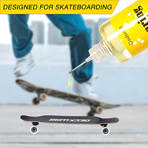 Godora Premium 1 Ounce Skateboard Bearing Lubricant | Bearing Oil, High Grade Skate Bearing Lubricant, Super Smooth Bearing Lube For Skateboards, Longboards, Scooters And Roller Skates #TOP1