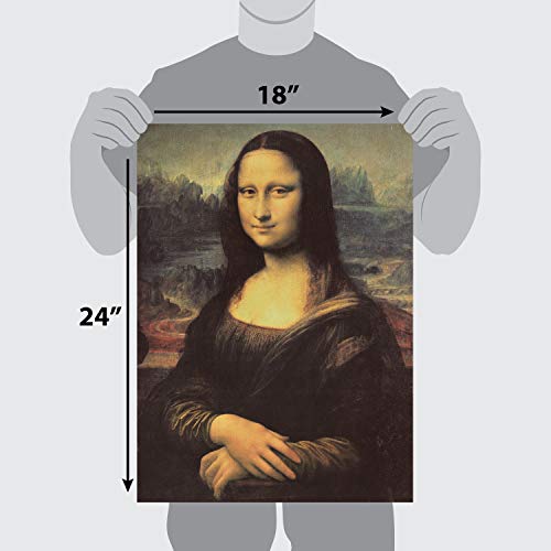Mona Lisa Poster by Leonardo Da Vinci - Fine Art Print (LAMINATED, 18" x 24")