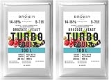 Browin 403151 Brennereihefe, Powder, Normal (Packung mit 2)