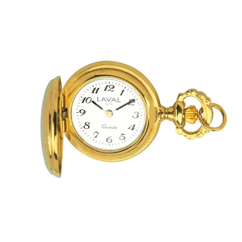 Montre pendentif dorée aux finitions soignées et cadran rétro haute précision