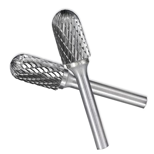 Fraise rotative carbure de tungstène 6mm haute dureté pour fraisage et ébavurage de précision