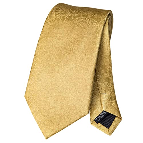 Dubulle Ties for Men Paisley Floral Checks Mens Suit Necktie and Pocket Square Cufflinks Set Formal Business Wedding