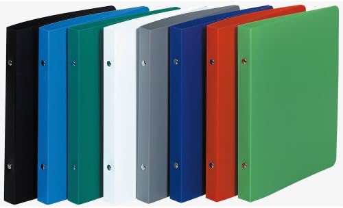 Lot De 3 Classeurs à Anneaux A4 Exacompta - Tranche 30 Mm, 2 Anneaux - Couleur Bleue - Carton FSC, Polypropylène - Pour Classement De Documents - 226/0002Z Classeur A4
