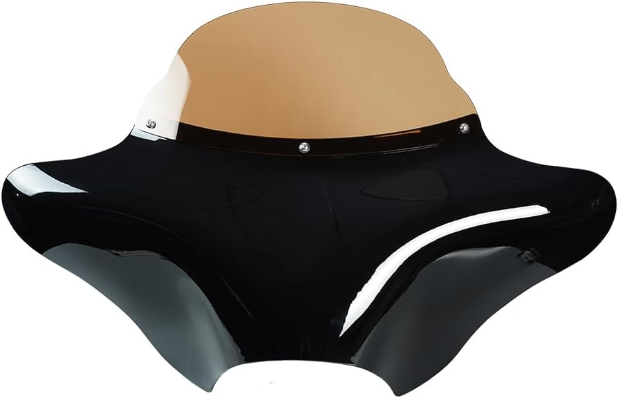Gloss Black Motorcycle Batwing Fairing Windshield for Harley Road King FLHR Fatboy Heritage Classic