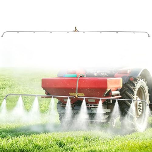 10 Nozzles Metal Sprayer Boom Wand with 3/8 Inch Brass Barb Spray Wand Up To 55.1 Inches Long Suitable For Watering Large Areas In Gardens Farms