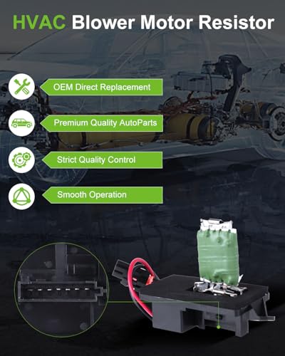Image of Air Conditioning Heater Fan HVAC Blower Motor Resistor SCITOO Regulator fit for GMC Sierra 2500 1999-2004 /for GMC Sierra 3500 2003, 2005-2006 /for GMC Yukon 2000-2006