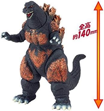 BANDAI Godzilla Movie Monster Series Burning Godzilla 14 cm miniatura 3