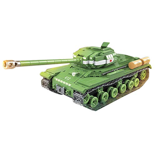 HYZM Panzer-Modellbausteine, 1068pcs Russland IS-2M Heavy Main Battle Tank WW2 Military Tank, Bausets Kompatibel mit… – Bild 4