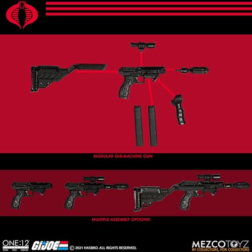 Mezco Brinquedos G.I. Joe estatueta lumineuse 1/12 Destro 17 cm