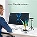 Creality CR-Ferret SE 3D Scanner Desktop Fast 0.1 Mm High Accuracy Flexible Scanning Range Anti-Shake 24-Bit Full-Color Scanning for Black Metal Non-Reflective Objects Mac Windows