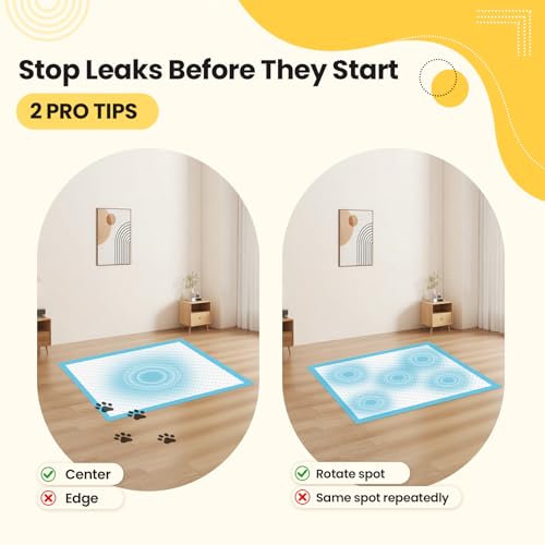 Image of Extra Large Puppy Pads 50 Count | 30x26 Inch XL Potty Pads for Dogs | Super Absorbent Disposable Dog Pads Heavy Duty | Piddle Pads for Pet Training