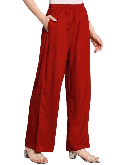 Image of Soft Colors Women Regular Fit Pocket Palazzo