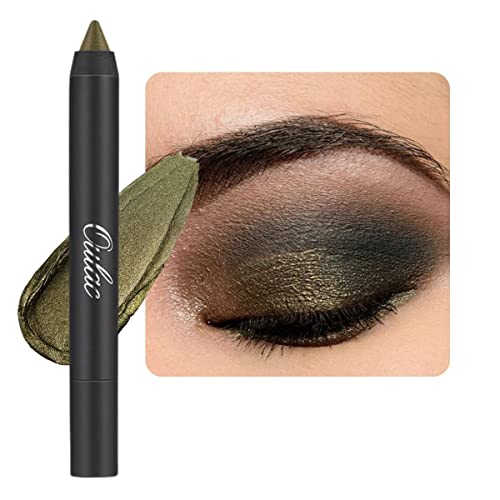 Oulac Crayon Yeux Waterproof-Fard a Paupiere Creme,Crayon Fard a Paupiere, Fard a Paupiere Paillette,Miroiter Glitter Richement pigmenté, Mélangeable Maquillage Pour Les Yeux, 3,8 g, Aigre-doux (03) Cover