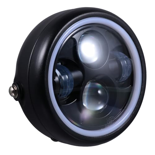 Phare LED rétro pour moto avec éclairage extérieur puissant et projection