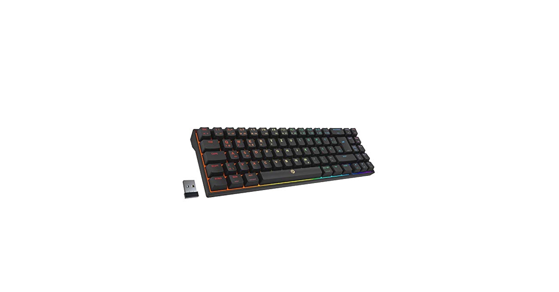 DREVO Calibur 71キー(茶軸，ブラック)メカニカルキーボード Amazon.com: DREVO Calibur V2 MAX Compact 71-Key Bluetooth