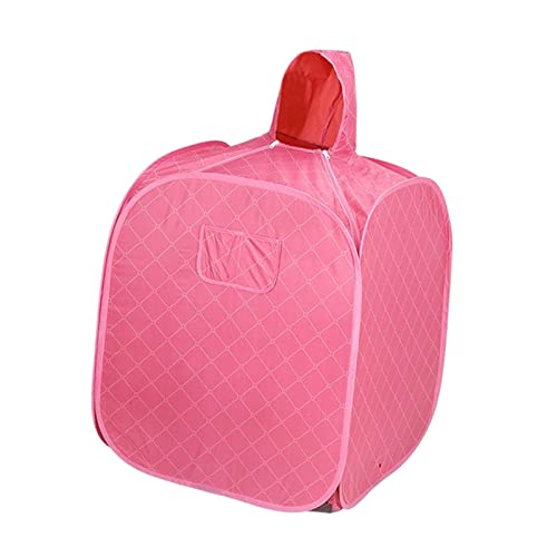 LRXFPIYF Leichtes persönliches Dampfsauna-Saunazelt für den Innenbereich, schnelles Aufheizen mit Haube, SPA-Saunen, Saunaraum, Ganzkörper-Heimdampfsauna für, ROSA