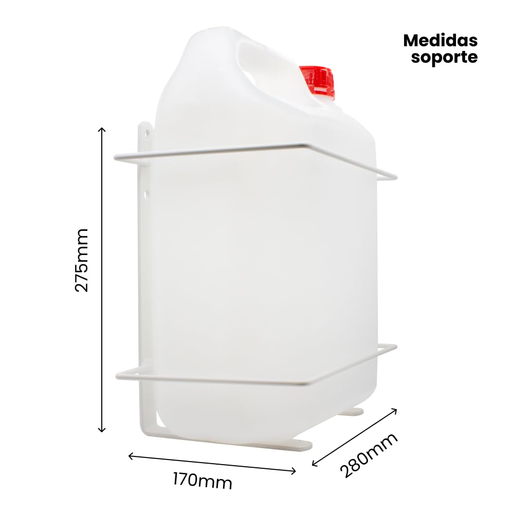 Tanica con supporto da parete, resistente per raccogliere acqua condizionata (10 litri) resistente al sole, per eliminare il gocciolamento dell'aria condizionata