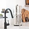 Travel Berkey Gravity-Fed Water Filter System with 2 Black Berkey Elements Plus Deluxe 7 Stainless Steel Water View Spigot