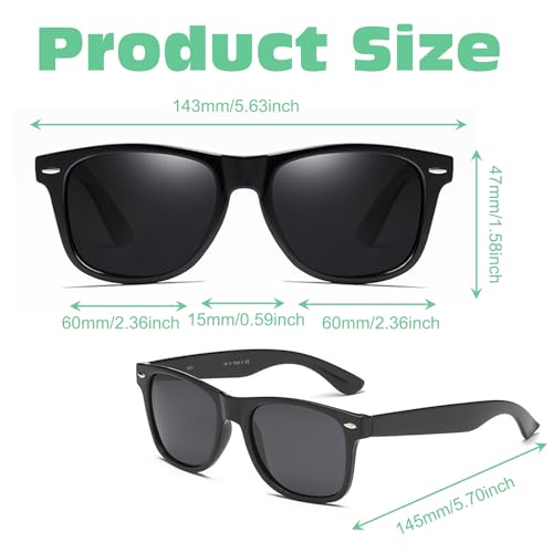 BSITSSS-5-PCS-Mens-Sunglasses-Polarised-Sunglasses-Mens-Women-Retro-Classic-Vintage-Sun-Glasses-UV-Protection-Sports-Running-Driving-Hiking-Travel-Mens-Polarised-Sunglasses