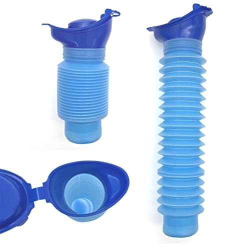 JZK Urinoir de poche portable d'urgence, réutilisable et rétractable pour homme, femme et enfant