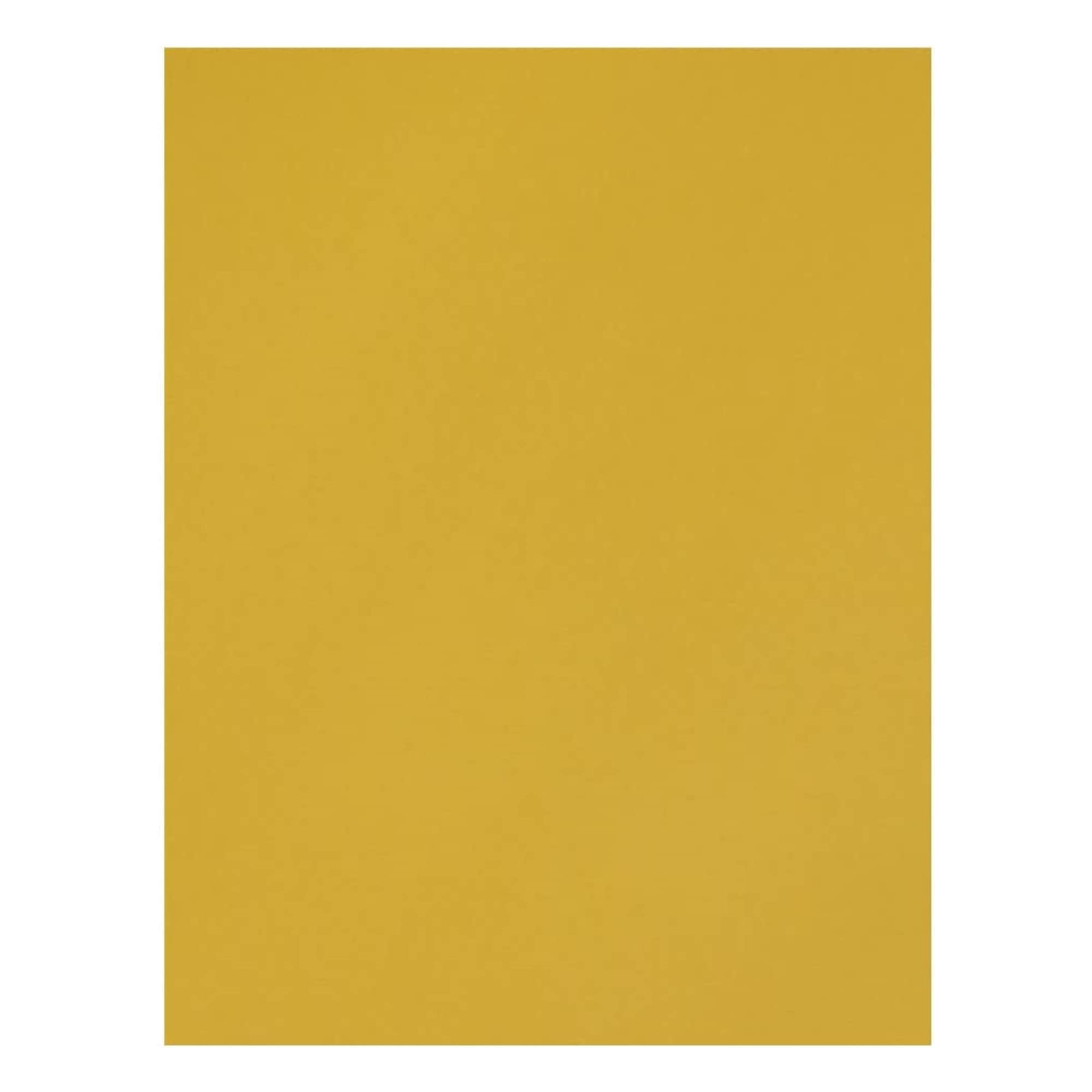 Hysiwen 20 Sheets Golden Yellow Cardstock 8.5 x 11 Inches, 250gsm/92 lb Thick Craft Paper for Making Cards, Invitations, Paper Crafts or Drawing