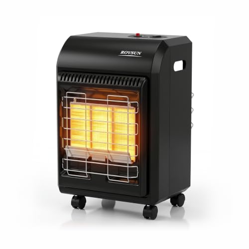 ROVSUN 18000 BTU Portable Propane Heater for Indoor & Outdoor Use with ODS