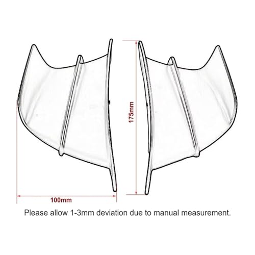 Ailerons aérodynamiques CBR1000RR augmentant l'appui avant - 2