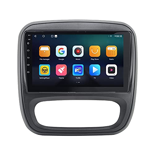 Pantalla táctil de 9 Pulgadas Android 11 2Din Reproductor Multimedia para Coche para Opel Vivaro 2014 para Renault Trafic...