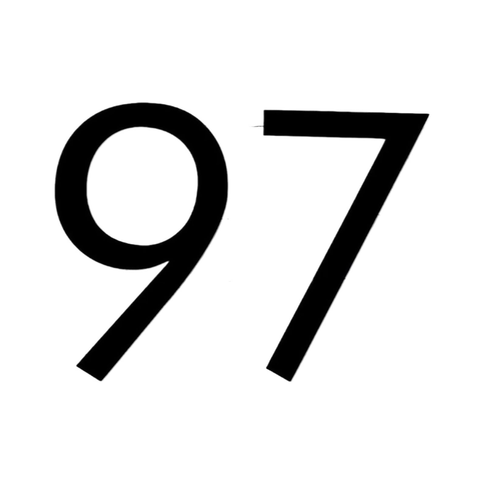 Número Casa Exterior Placa acrílica con letras numéricas de 6 a 12 pulgadas for buzón moderno, marca dirección casa al aire libre(8,12 inch)