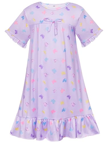 ICOSY Girls Nightgowns Toddler Girls Pajamas Princess Nightgown Clothes for Girl Casual Dress
