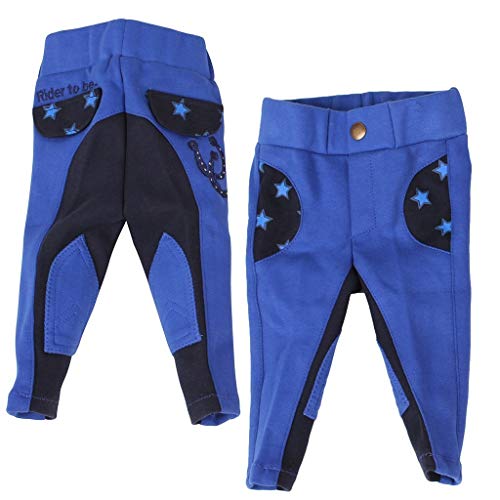 Pantalon d'équitation enfant de 0 mois à 4 ans en coton extensible