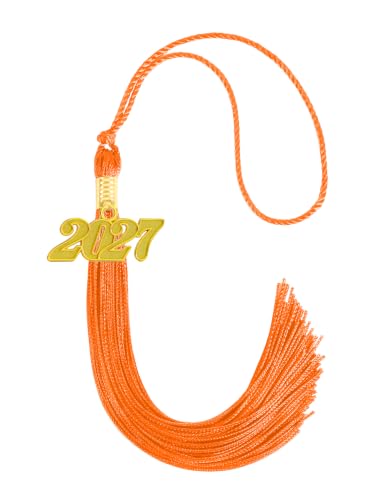 Image of 2027 Tassel Graduation,Orange Tassel 2027 for Grad Cap