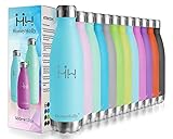 HoneyHolly Thermosflasche Kinder, 350ml Vakuum Isolierte, Edelstahl Trinkflasche Kinder, BPA-frei...