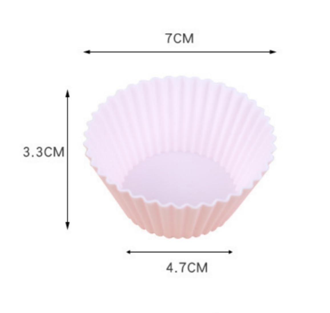 Pack of 36 Baking Cups Environmentally Friendly Silicone Muffin Cases for Muffins Reusable Non-Stick Cupcake Moulds - Image 2