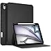 Price comparison product image ProCase Slim Case for iPad Air 11-inch M3 2025 & M2 2024/10.9 5/4th 2022/2020, Smart FolioStand Protective Cover with Pencil Holder for Air 7th/6th/5th/4th Gen -Black