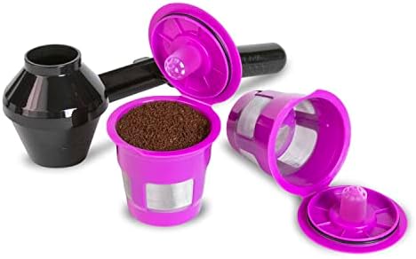 Cafe Fill Value Pack by Perfect Pod - Reusable K Cup Coffee Pod Filters & Coffee Scoop, Compatible with Keurig K-Duo, K-Mini, 1.0, 2.0, K-Series and Select Single Cup Coffee Makers