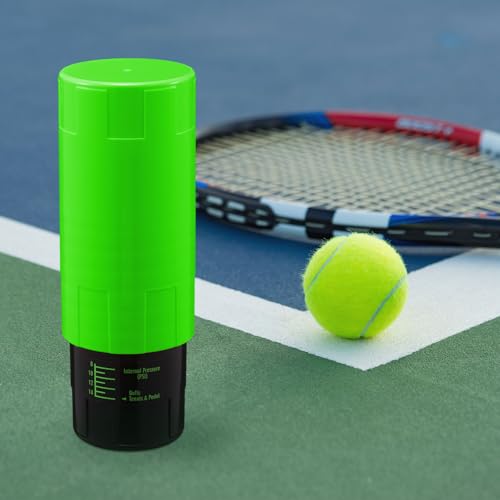 Image of Soulchen Tennis Ball Pressurizer - Tennis Ball Storage Canister Holds 3 Balls Under 14 Psi Pressure, Reusable Stuff for Bounce Retention, Lightweight & Durable