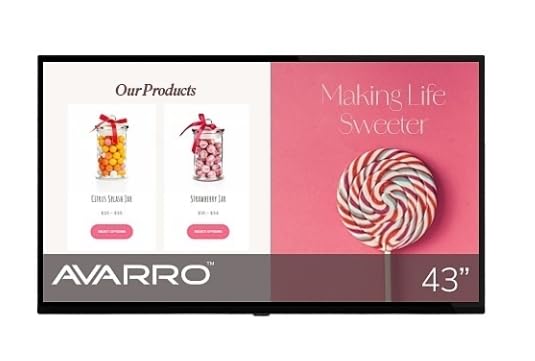 Image of V2-P43ES 43 inch Pro E Series 4K Ultra HD LED Commercial Display - Professional-Grade Signage Solution