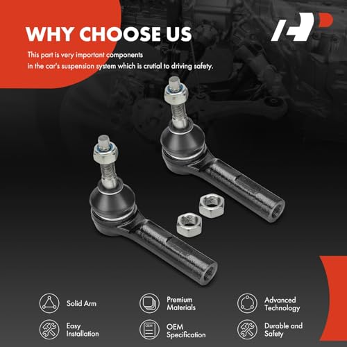 A-Premium 2 x Front Outer Tie Rod Ends Compatible with Ram 1500 2019 2020 2021 2022 2023 by A-premium - Image 5