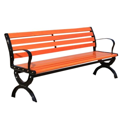 Banc en bois massif d'extérieur durable de style loisir chic