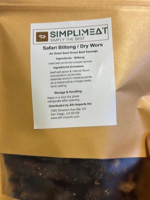 SimpliMEAT CHilli Bites Air-Dried, Sugar-Free, Dairy-Free, Paleo, Keto 2 by 8oz 1LB