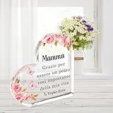 Snyvpra Geschenk Mamma Fest Della Mama Ideen Geschenk Acryl Ornament Ideen Geschenk