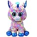 Ty - TY36890 - Beanie Boo's - Peluche Blitz la Licorne 40 cm