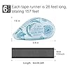 MARCADORUS Double Sided Tape for Crafts, Pack of 6 Glue Tape Roller, 26 Ft x 0.31 in Scrapbook Tape, Tape Runner for Scrapbooking Supplies, Office, School, Craft Supplies and Journaling Supplies. #1