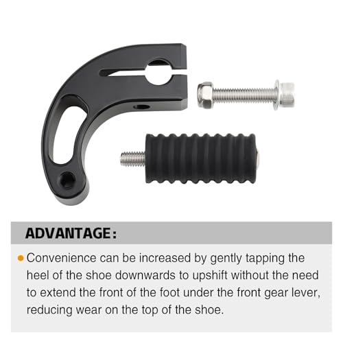 Levier de vitesse talon évite usure bottes Softail Breakout - 6